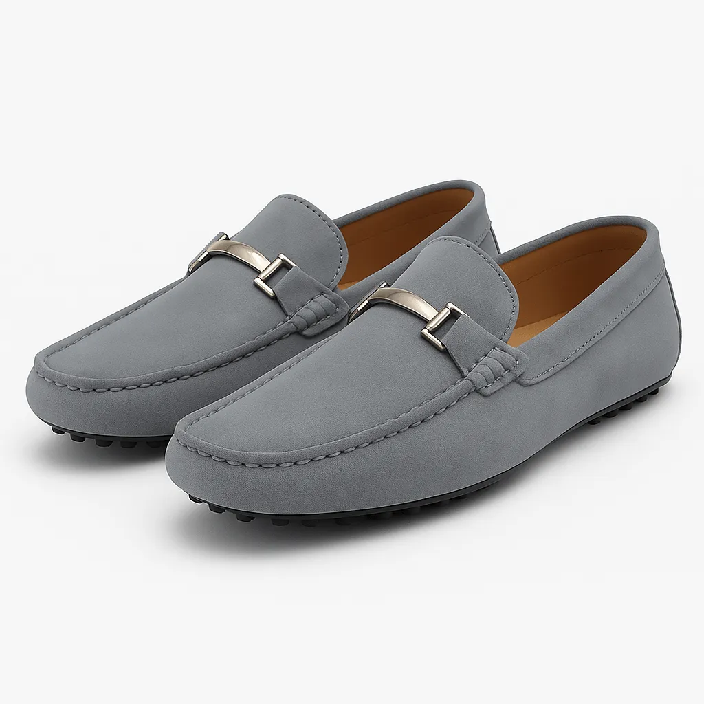 Domoir | Minimal Suede Loafers