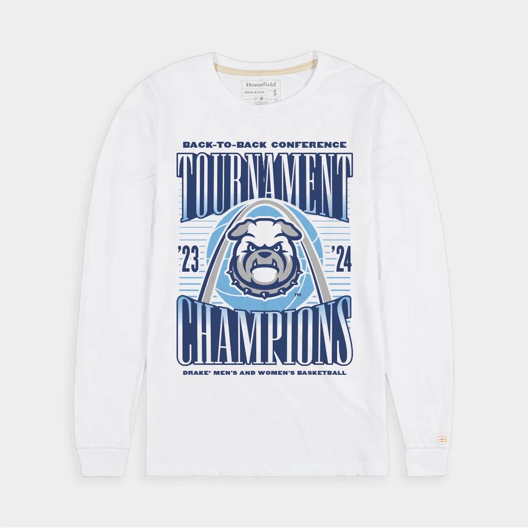 Drake Men's and Women's Basketball 2023-2024 Champs Long Sleeve