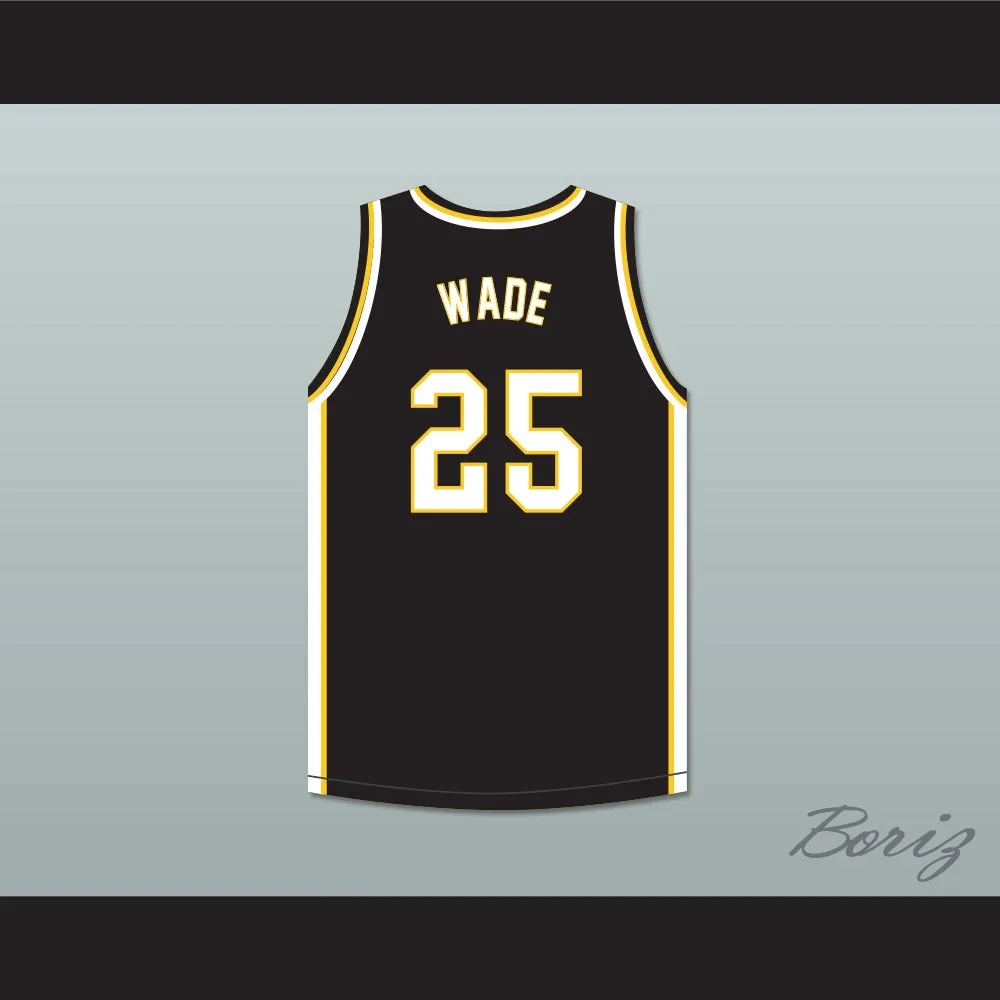 Dwyane Wade 25 Harold L. Richards High School Bulldogs Black Basketball Jersey 4