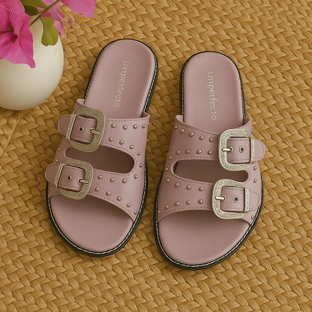 Famous Taylor Swift  Slider Sandals - Lilac
