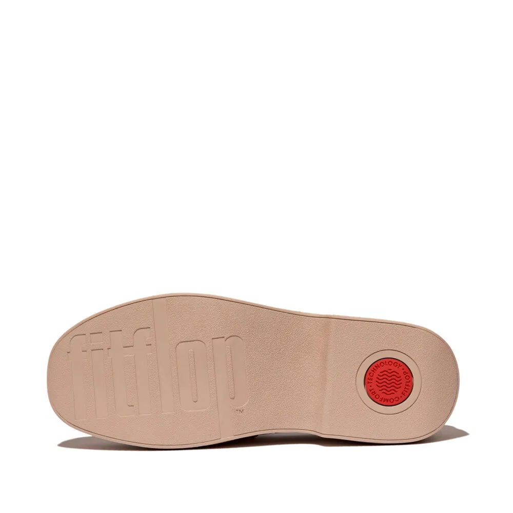 FitFlop F-Luma Box-Leather Demi-Wedge Penny Loafers