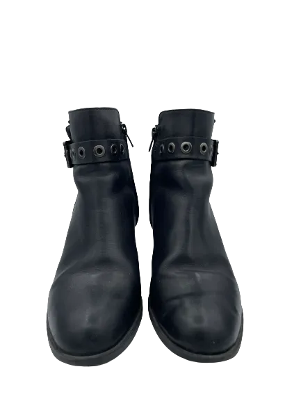 Geox Respira Black Ankle Boots