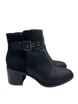 Geox Respira Black Ankle Boots