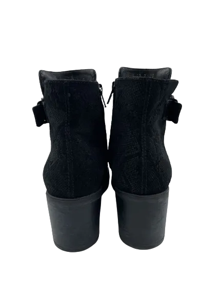 Geox Respira Black Ankle Boots
