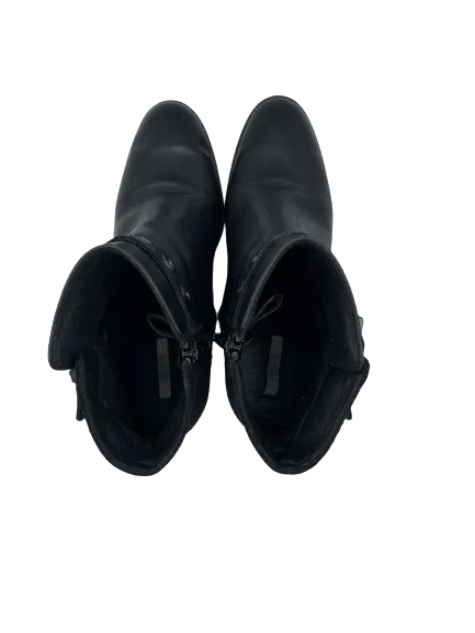 Geox Respira Black Ankle Boots