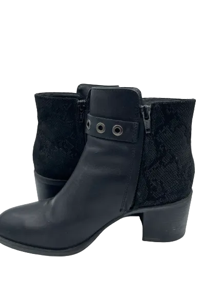 Geox Respira Black Ankle Boots