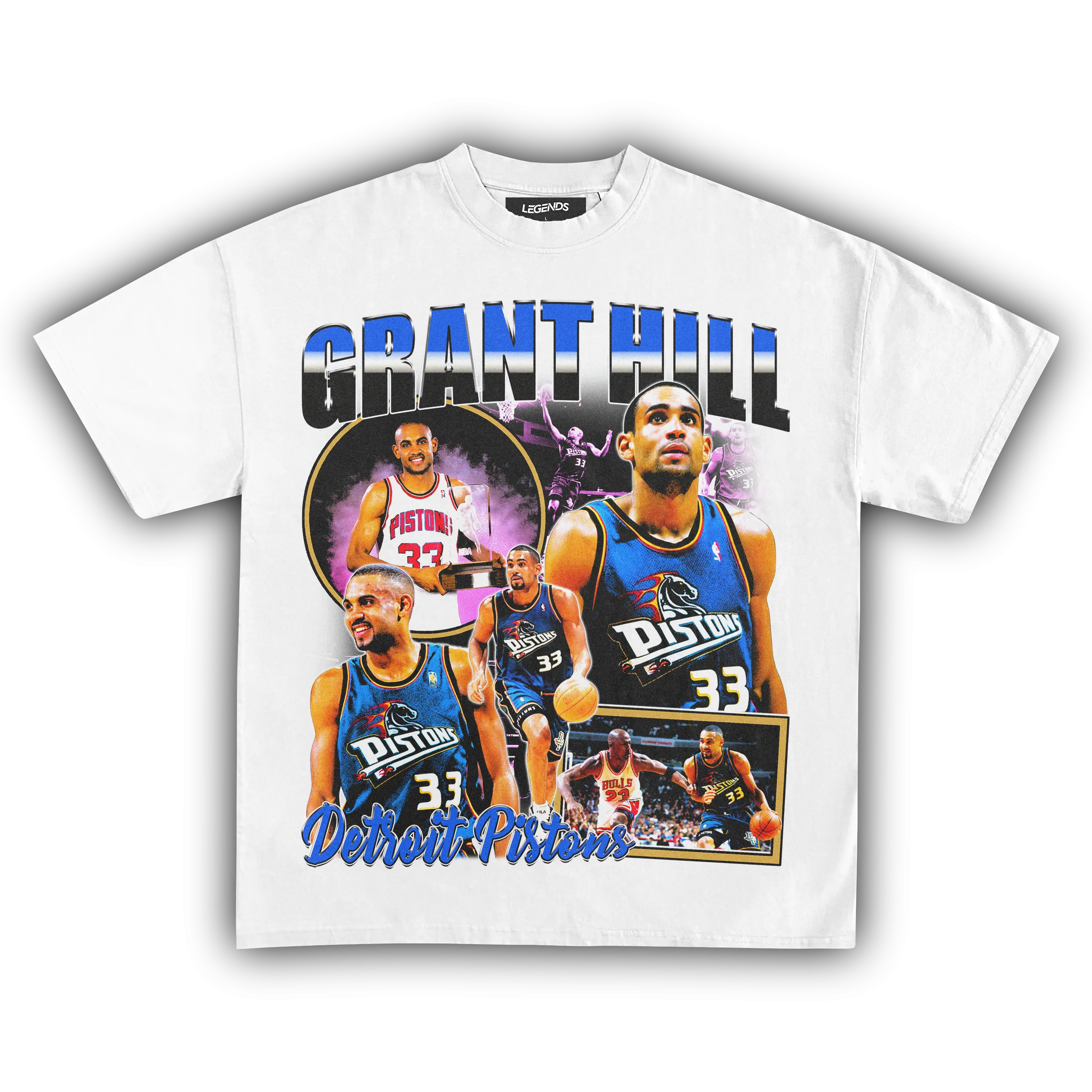 GRANT HILL PISTONS TEE