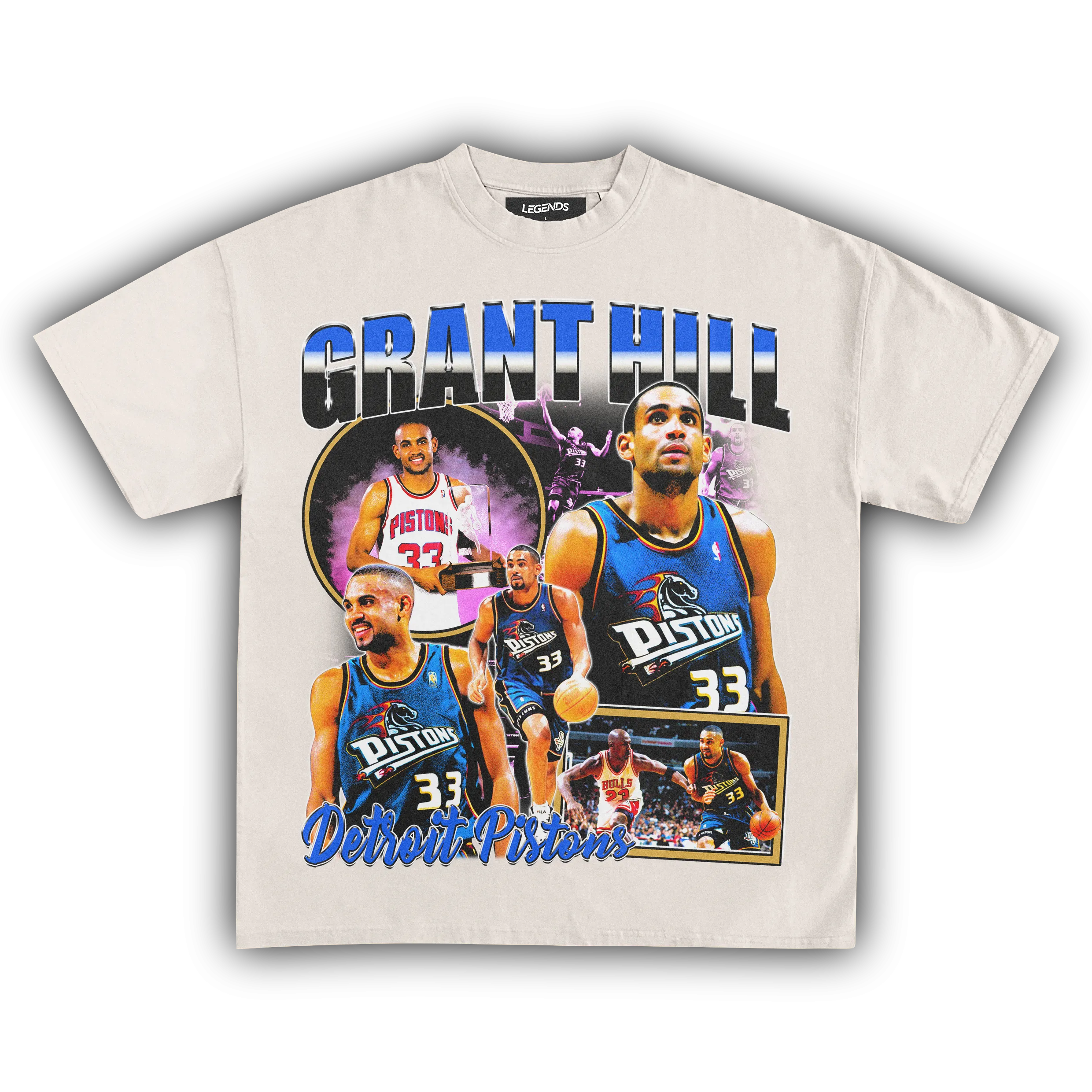 GRANT HILL PISTONS TEE