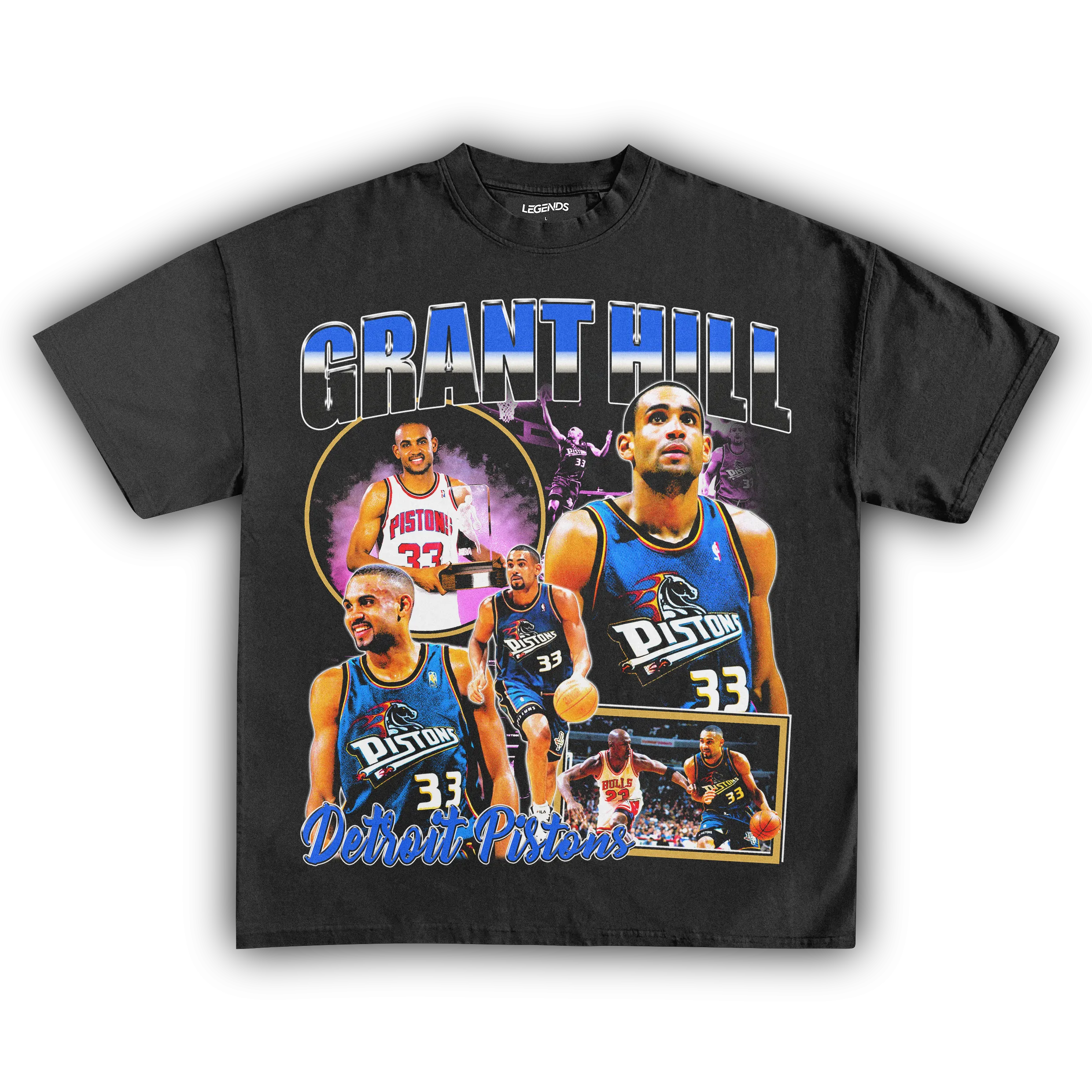 GRANT HILL PISTONS TEE