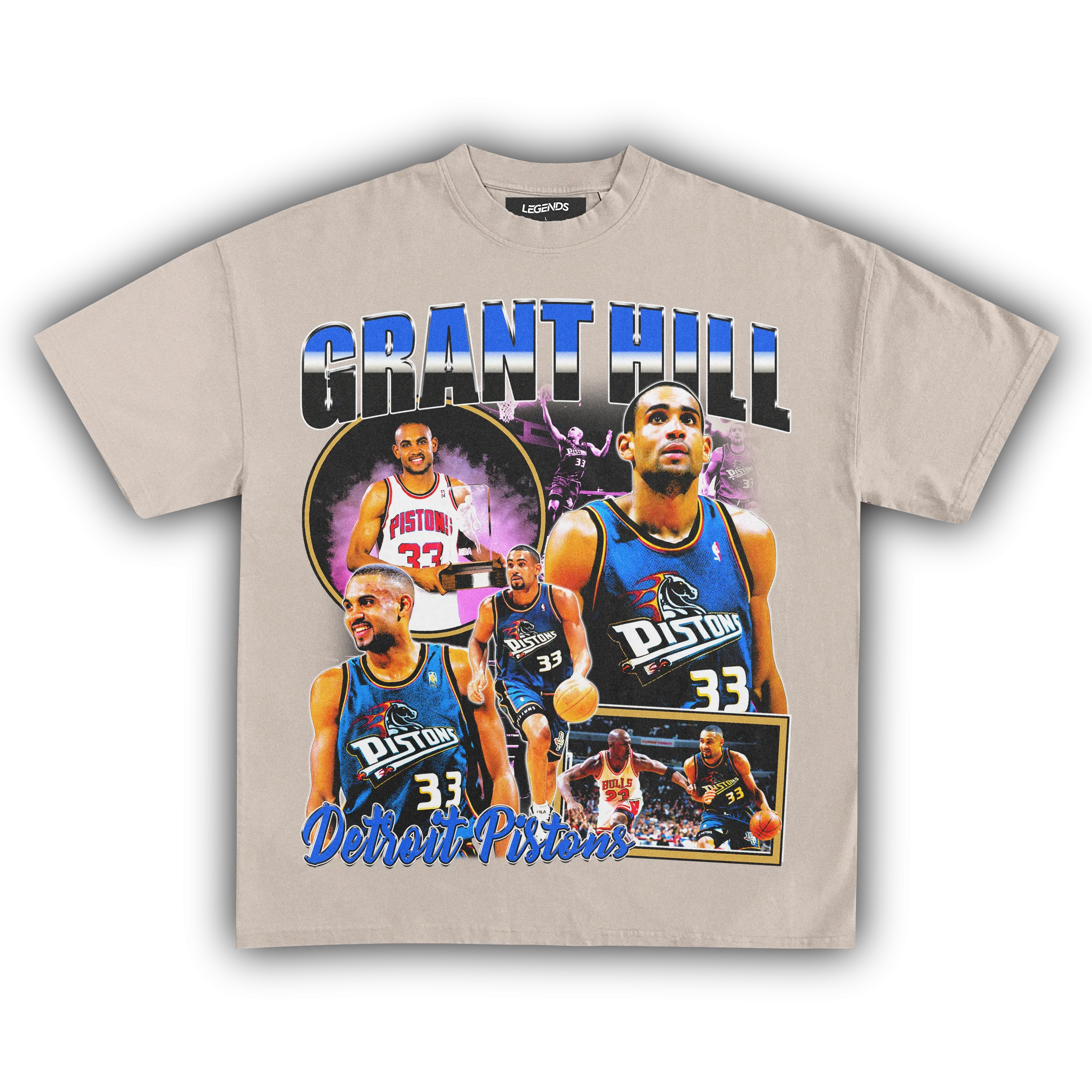GRANT HILL PISTONS TEE
