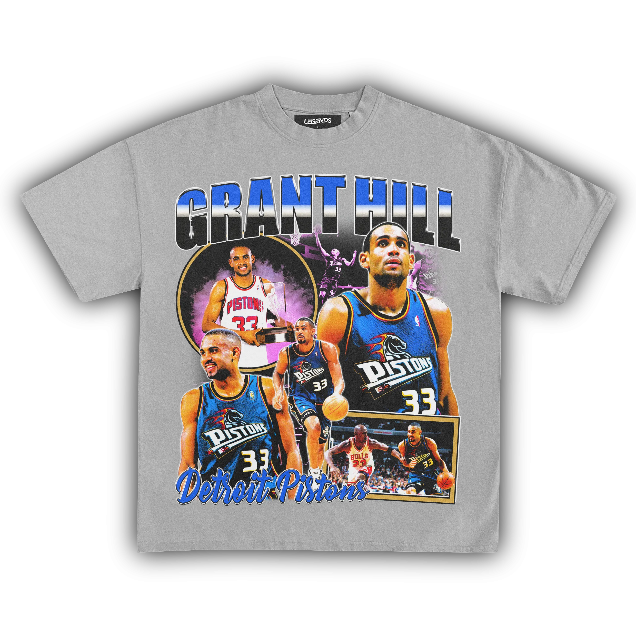 GRANT HILL PISTONS TEE
