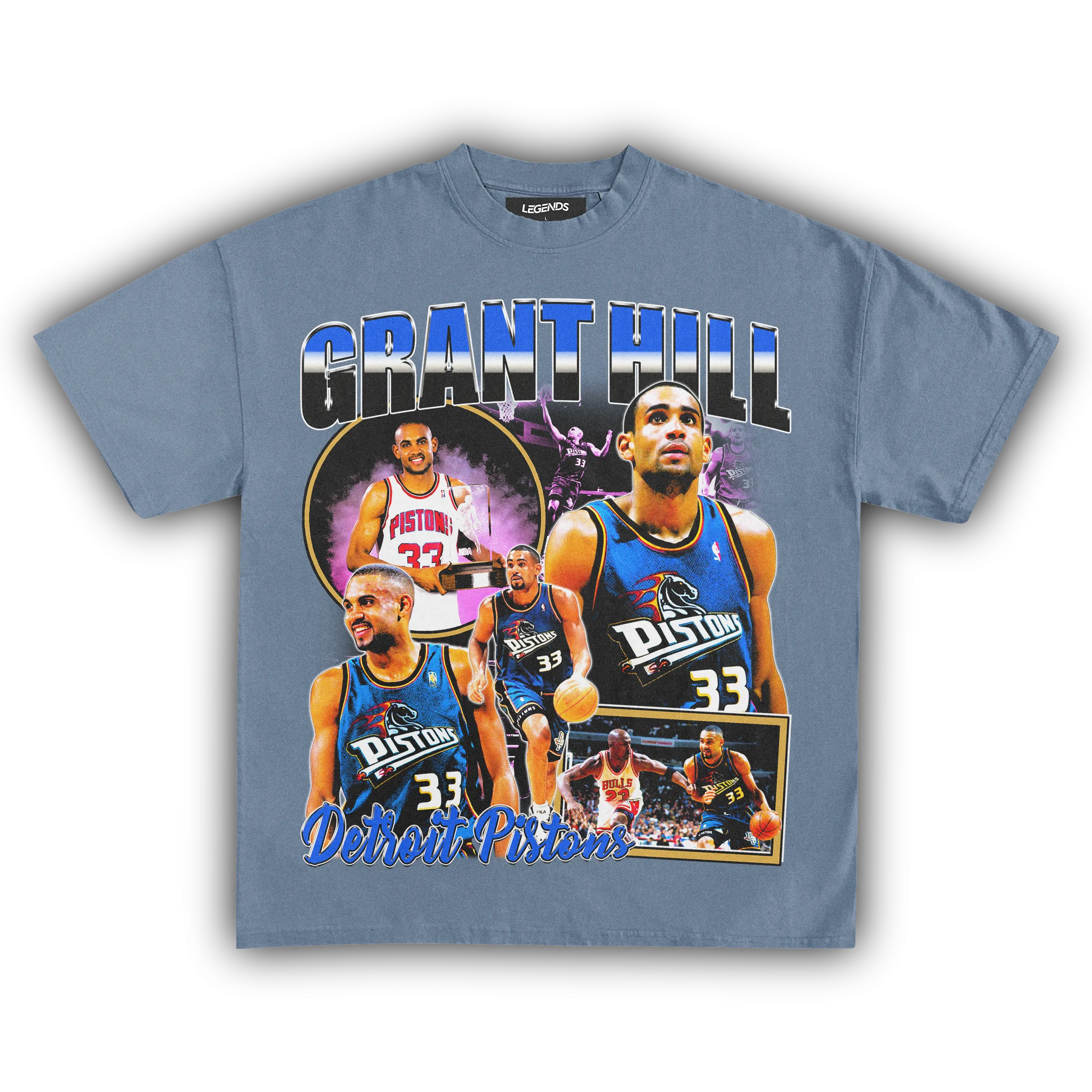 GRANT HILL PISTONS TEE