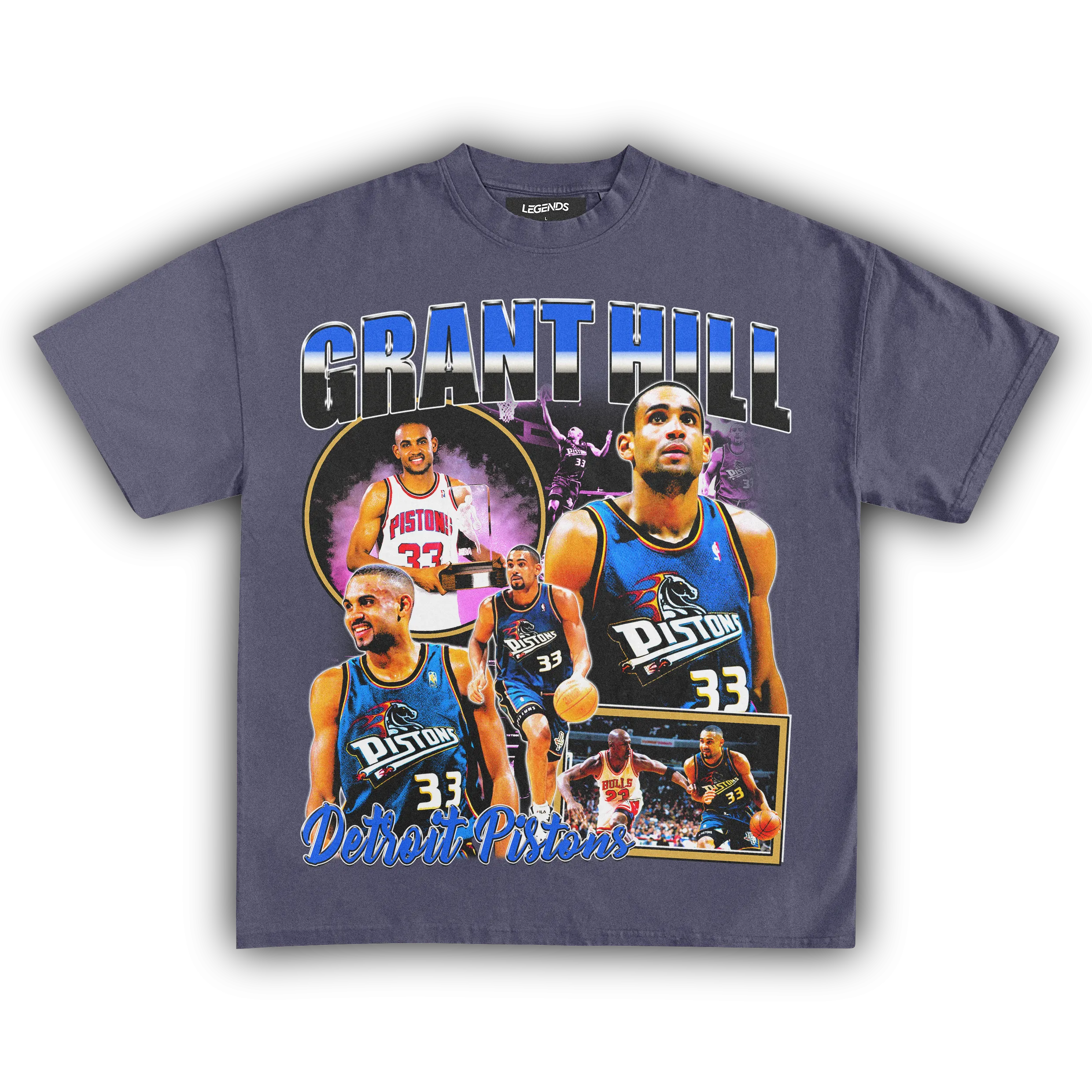 GRANT HILL PISTONS TEE