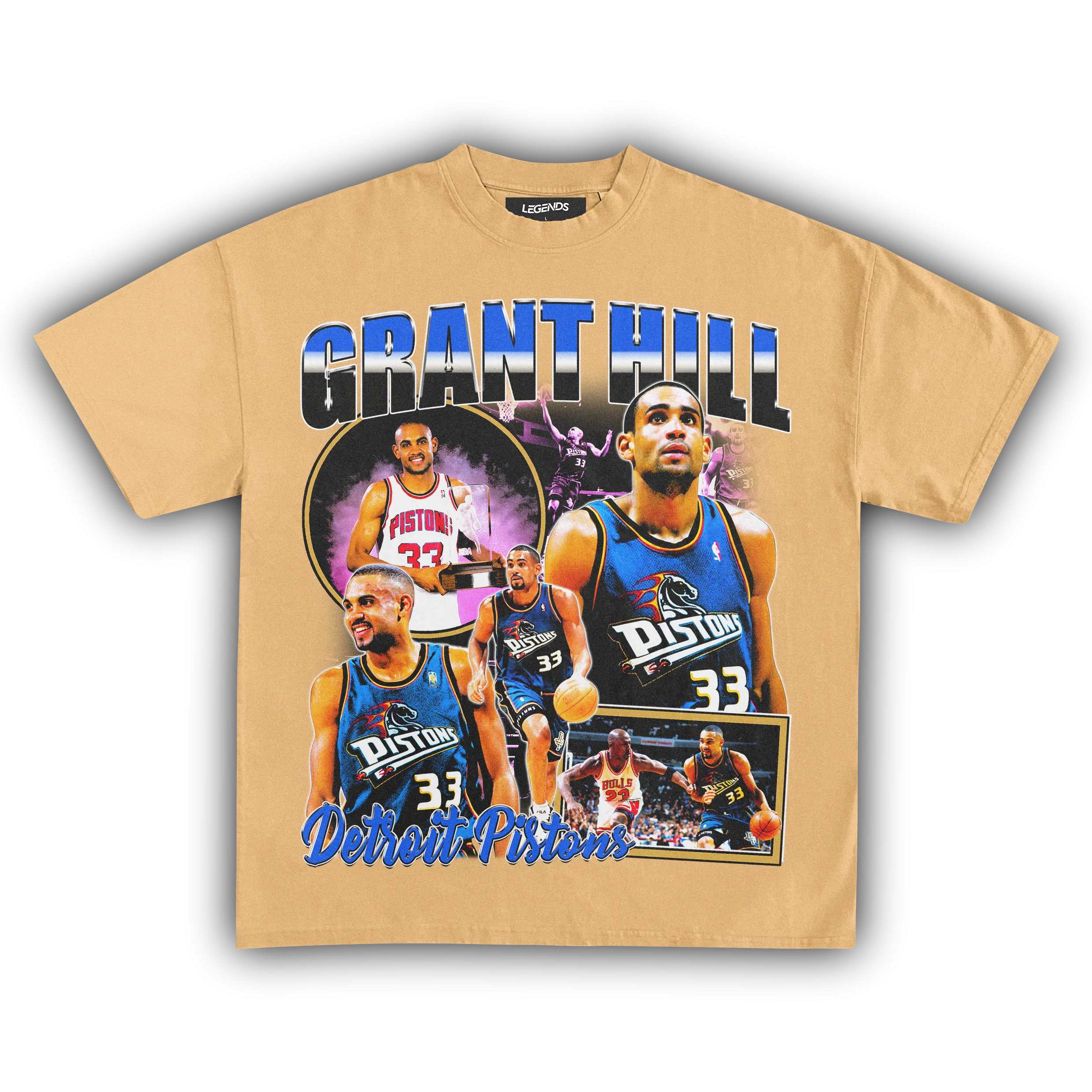 GRANT HILL PISTONS TEE