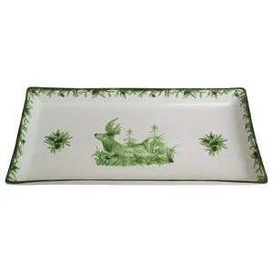 Green Deer Tart Tray