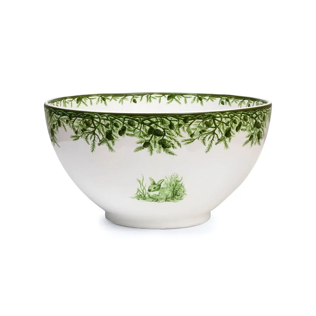 Green Deer XL Service Bowl