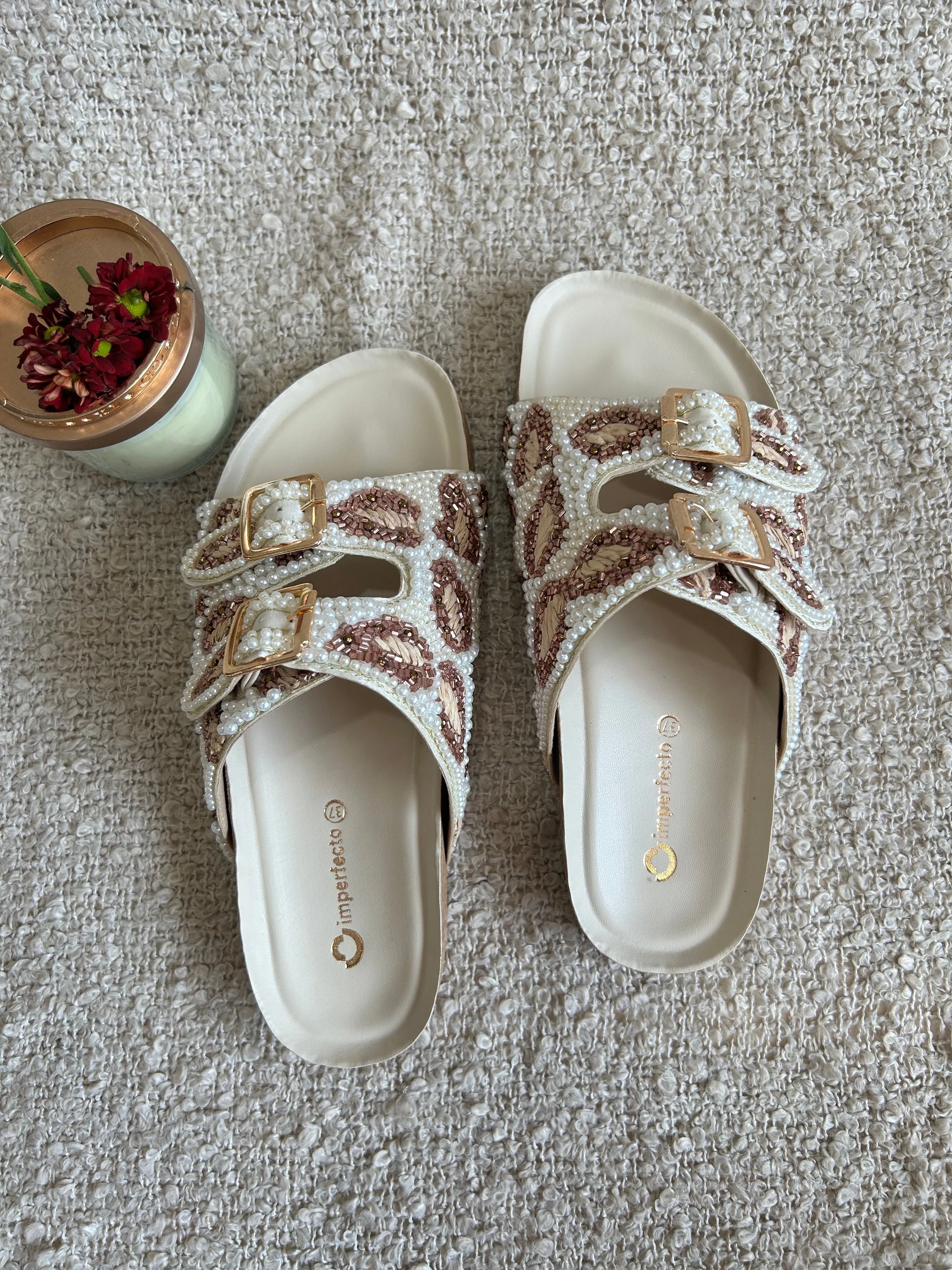 Handmade Pearl Slides