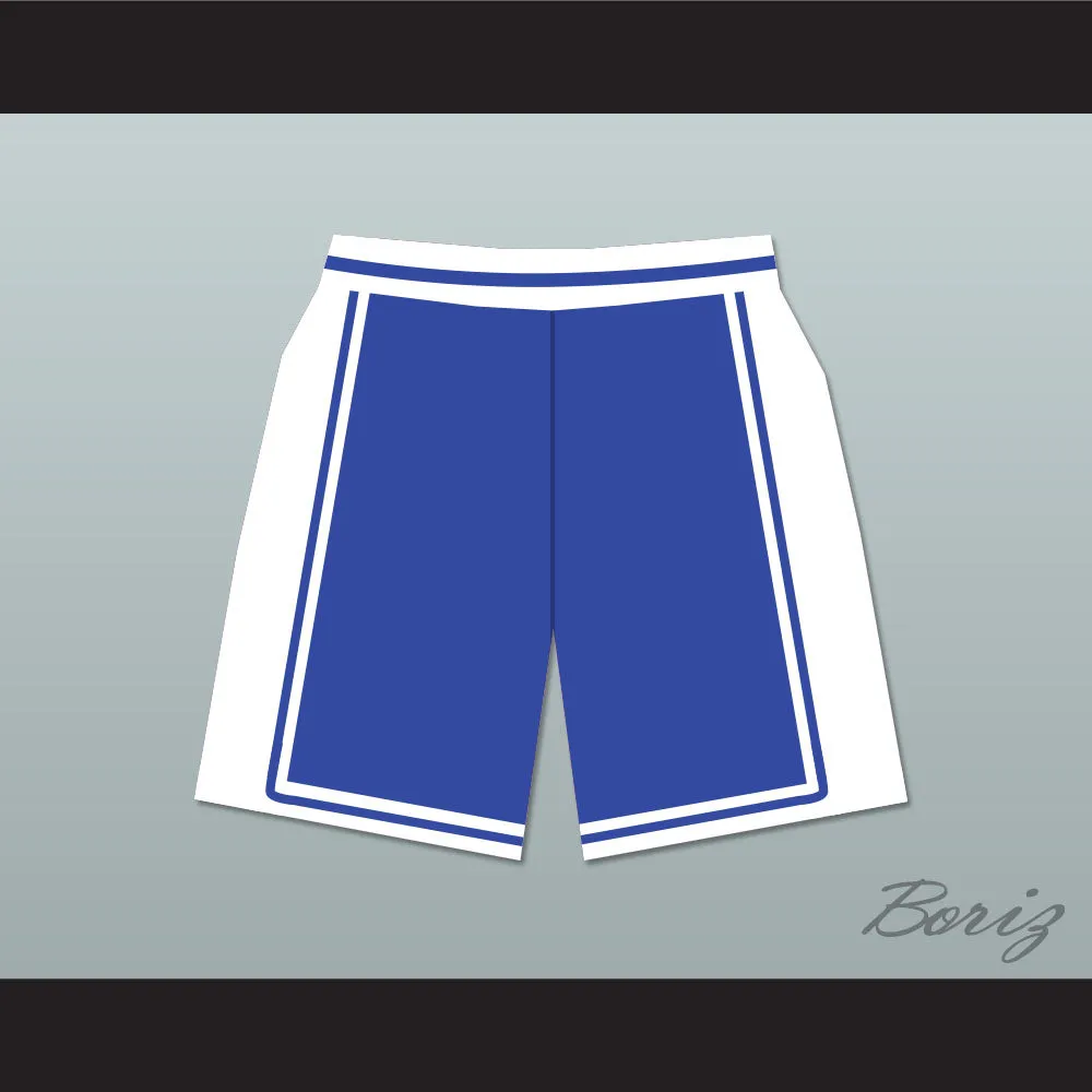 He Got Game Jesus Shuttlesworth Lincoln High School Blue Basketball Shorts