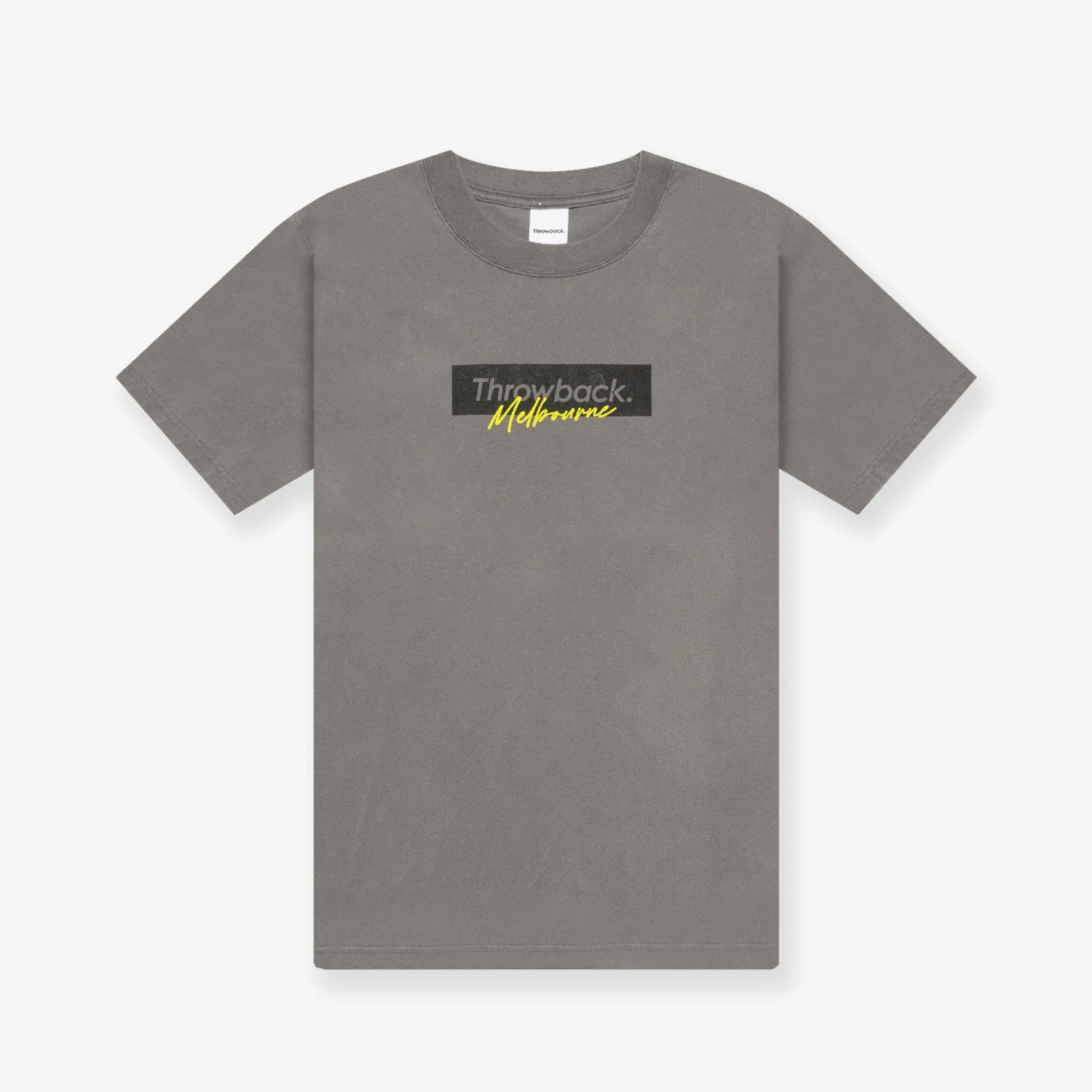 Headline Melbourne Oversized T-Shirt - Washed Grey