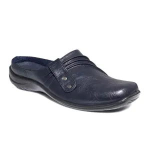 HOLLY Women's Comfort Flats Mules Slip On Clogs