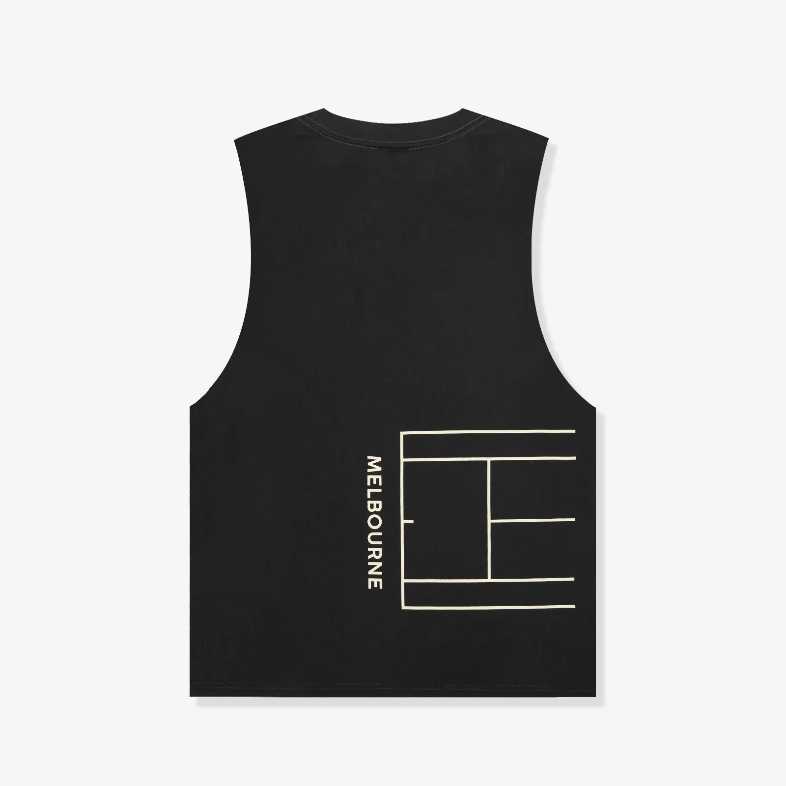 Hybrid Full Court Oversized Tank - Washed Black