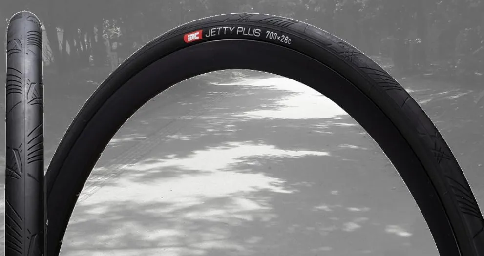 IRC TIRE Jetty Plus Black/Black Sidewall 700x32C Folding