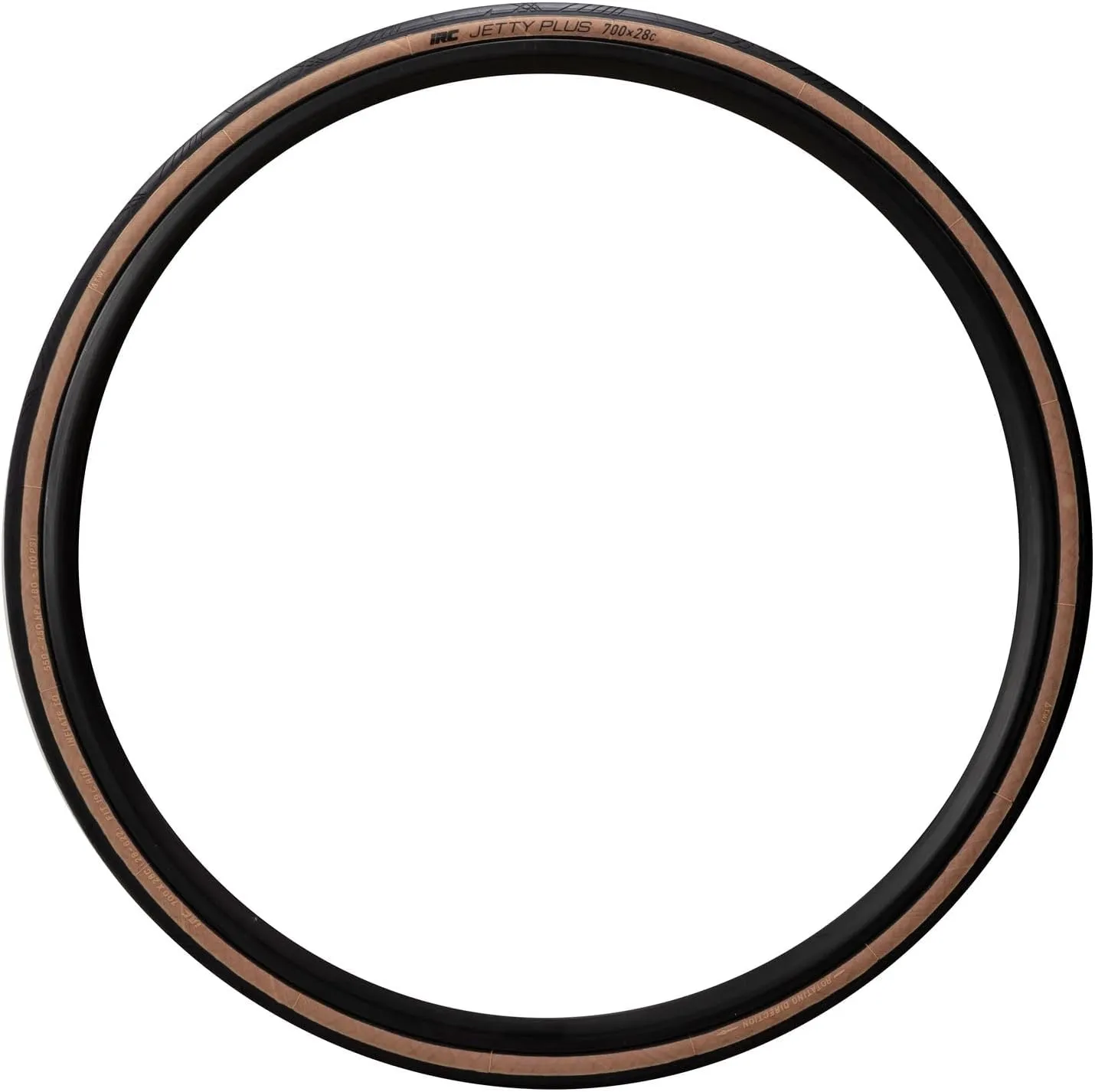 IRC TIRE Jetty Plus Black/Brown Sidewall 700x32C Folding