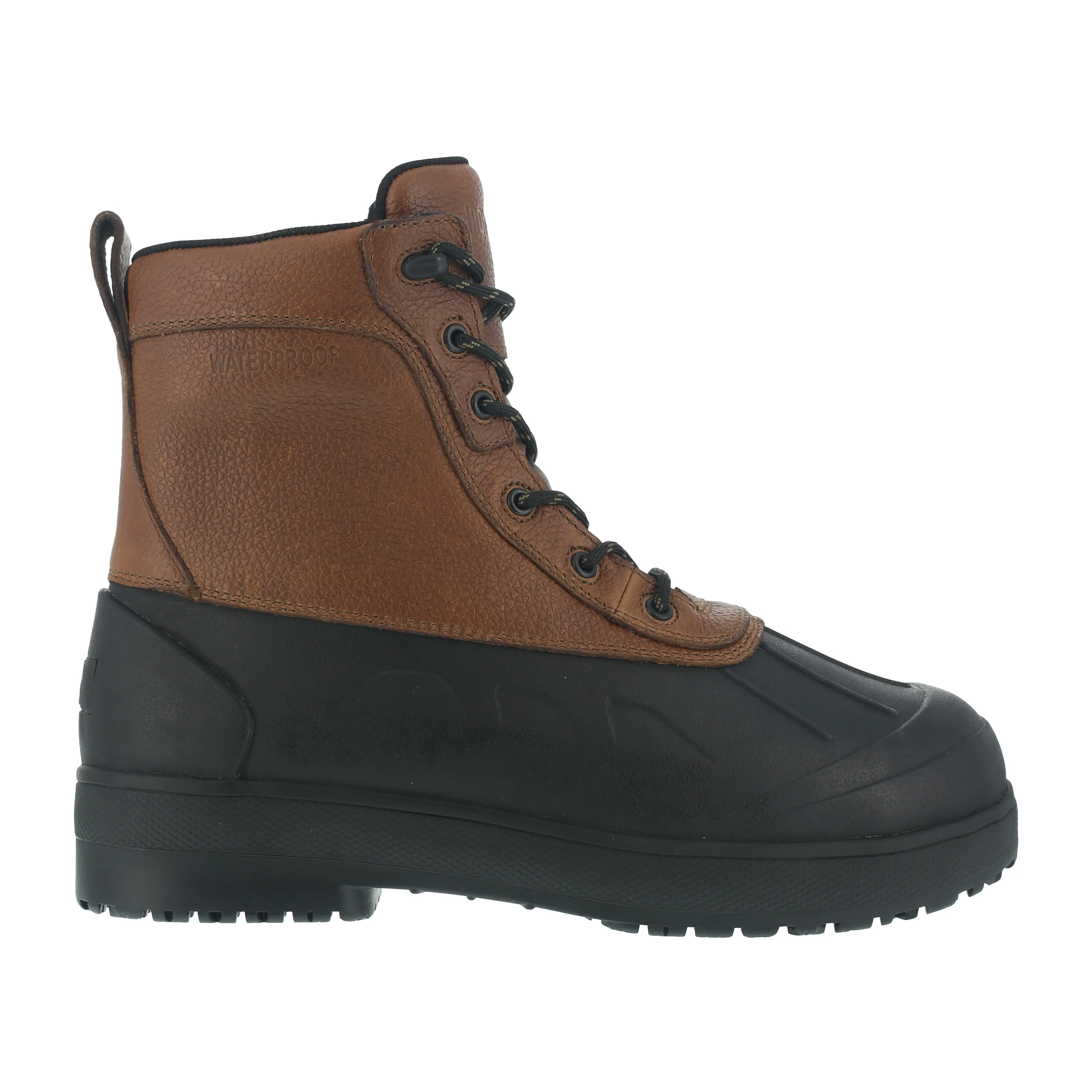 Iron Age Women's Compound Comp Toe Waterproof Rubber Vamp Work Boot - Black - IA9650