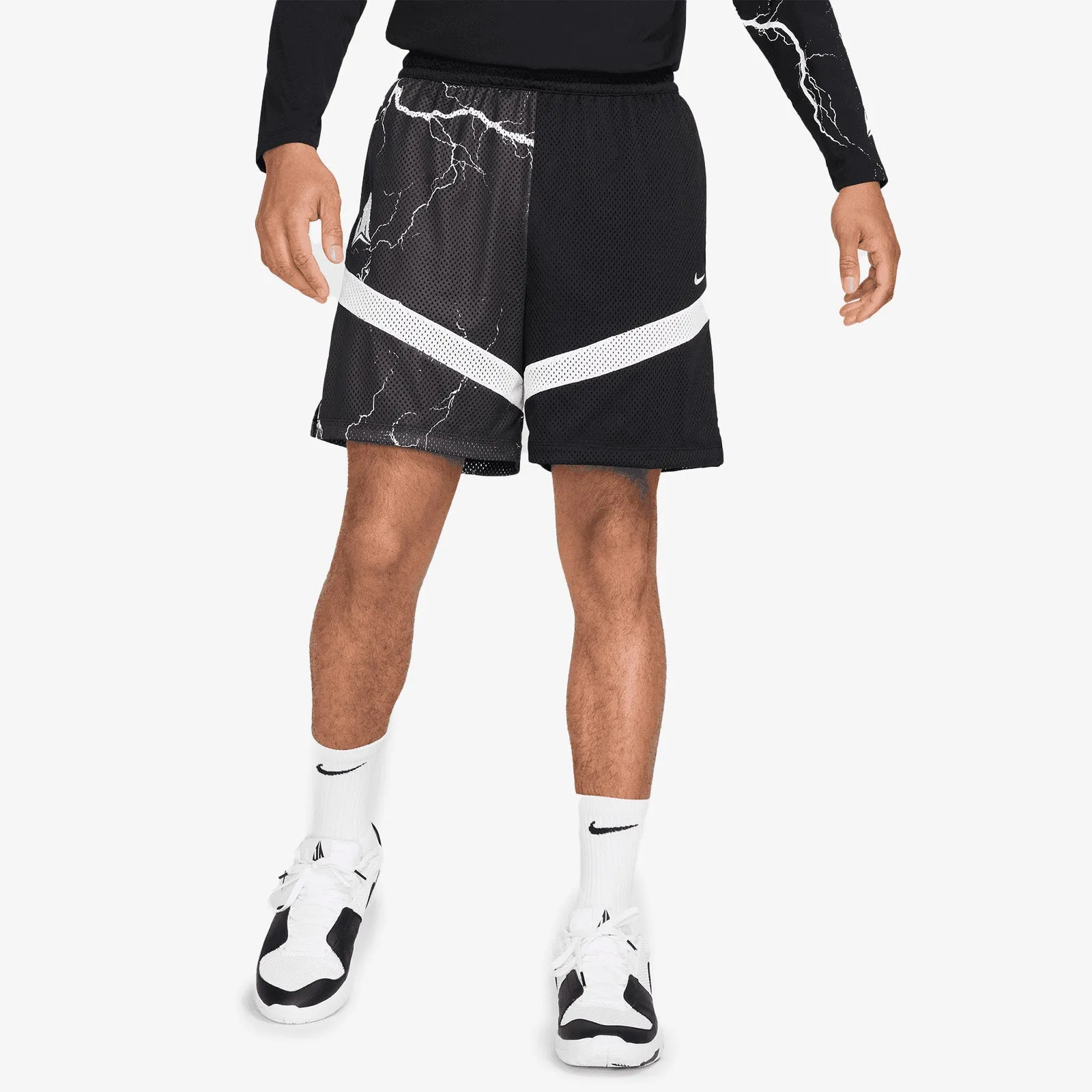 Ja Icon Dri-FIT 6" Mesh Shorts - Black