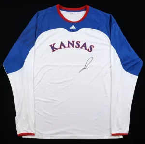 Jalen Wilson Signed University of Kansas Jayhawks Basketball WarmUp Jersey (PSA)