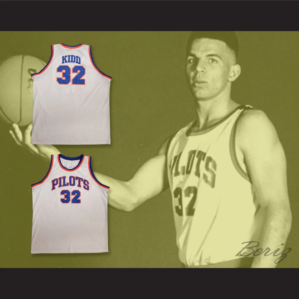 Jason Kidd 32 St. Joseph Notre Dame High School Pilots White Basketball Jersey