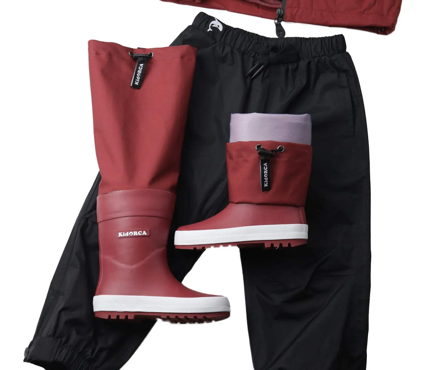 KidORCA Rain Boots 2.0 Above-Knee Gaiter (100% Waterproof)