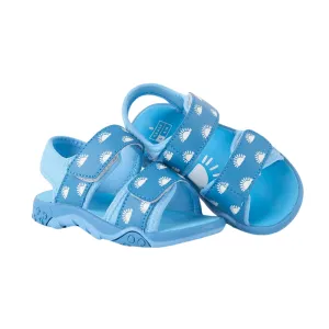 Kids Cornflower Blue Colour-Changing Sandals