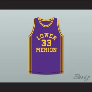 Kobe Bryant 33 Lower Merion High School Aces Purple Basketball Jersey 2