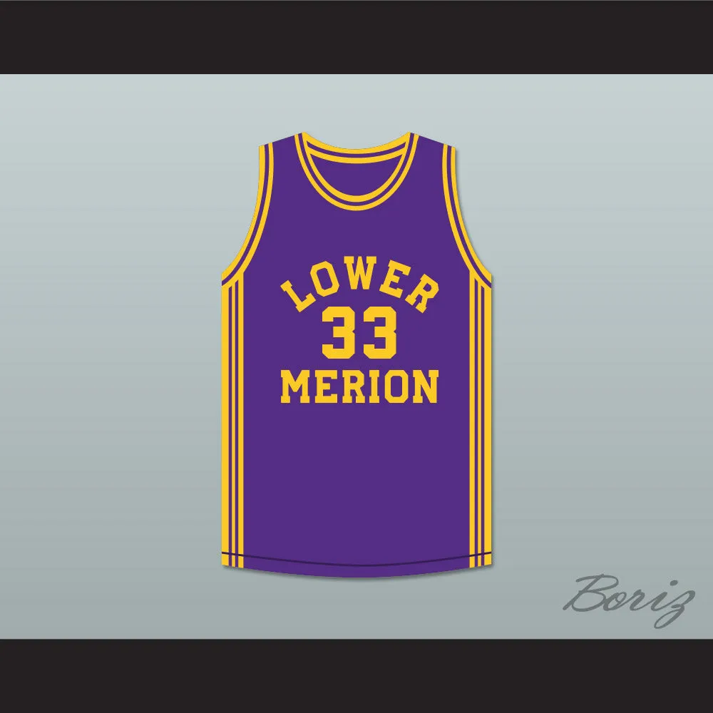 Kobe Bryant 33 Lower Merion High School Aces Purple Basketball Jersey 2