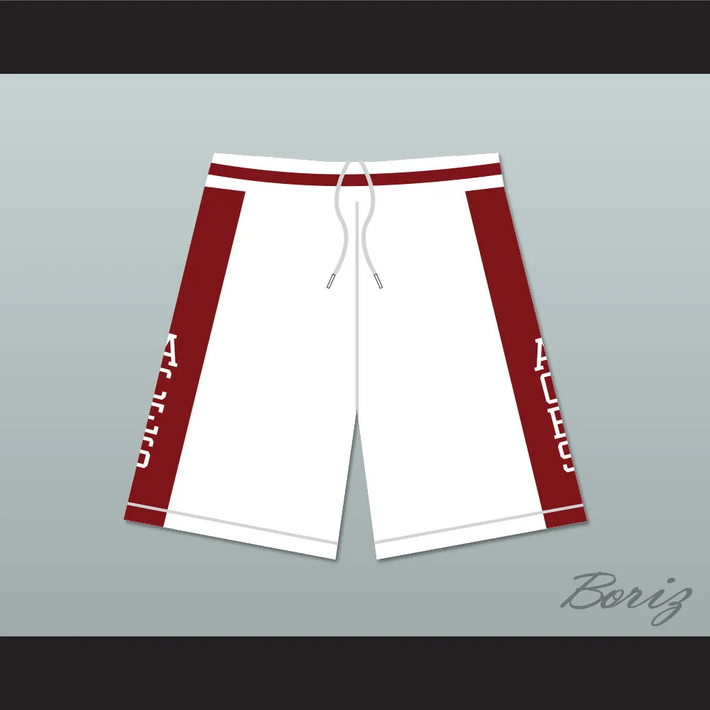 Kobe Bryant Lower Merion High School Aces White Basketball Shorts