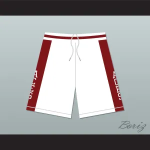 Kobe Bryant Lower Merion High School Aces White Basketball Shorts