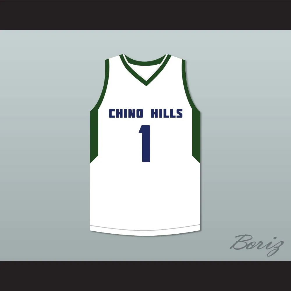 LaMelo Ball 1 Chino Hills High School Huskies White Basketball Jersey 2