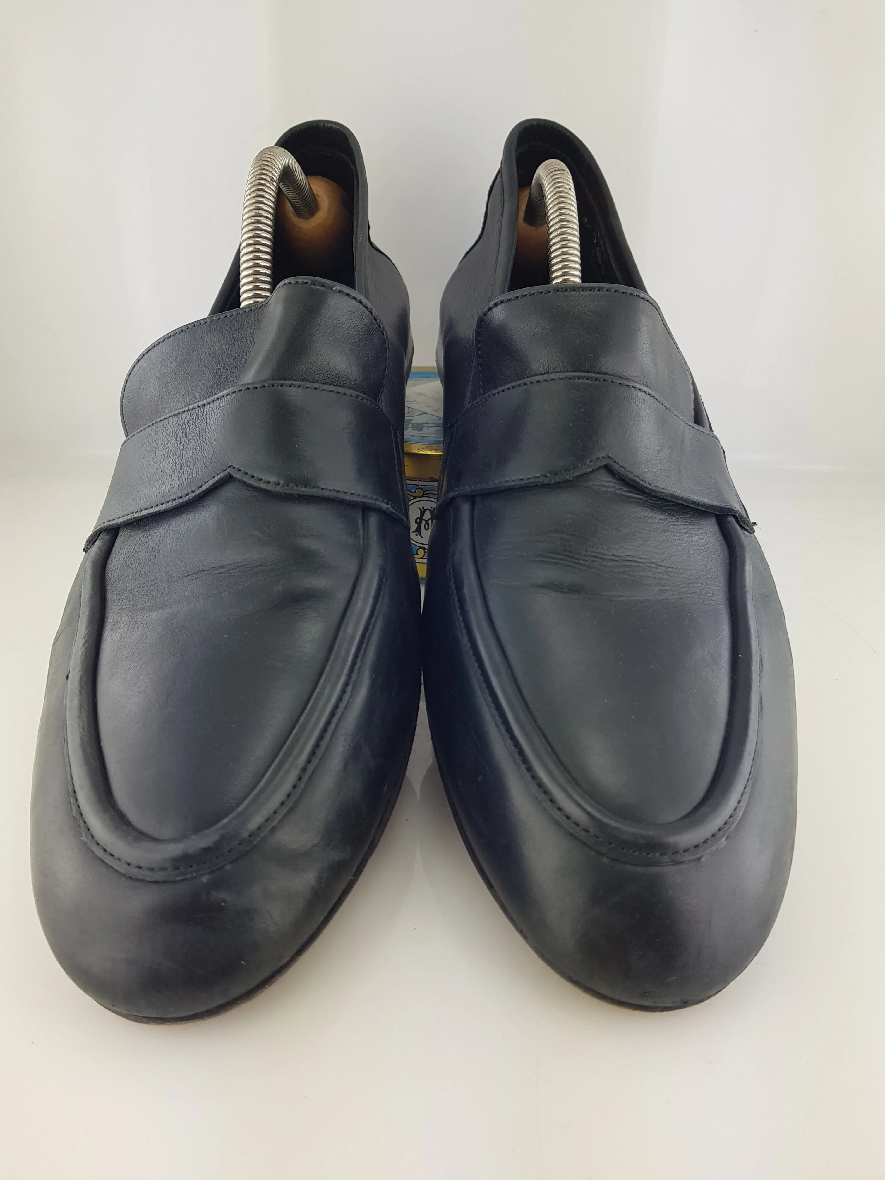 Leather loafers