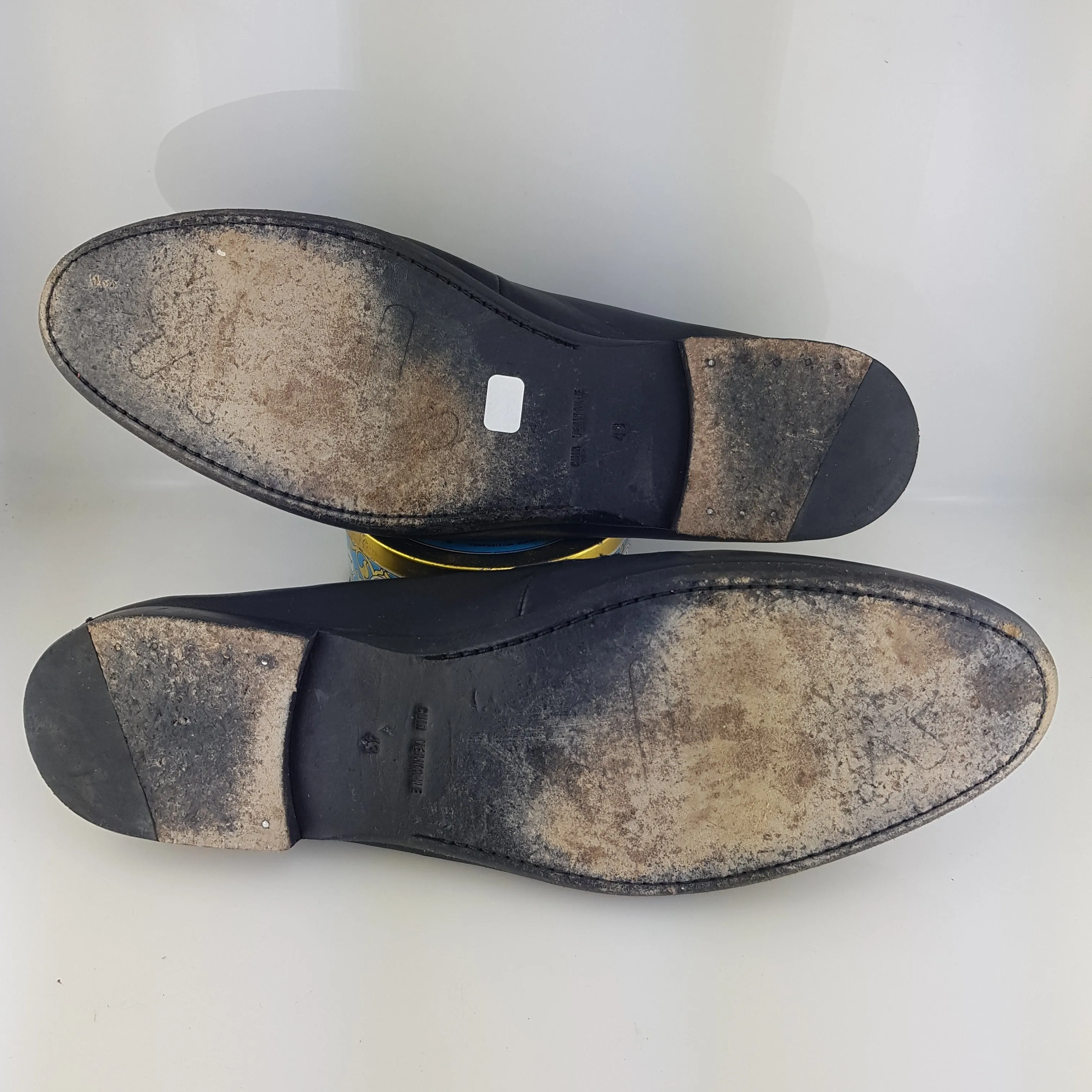 Leather loafers