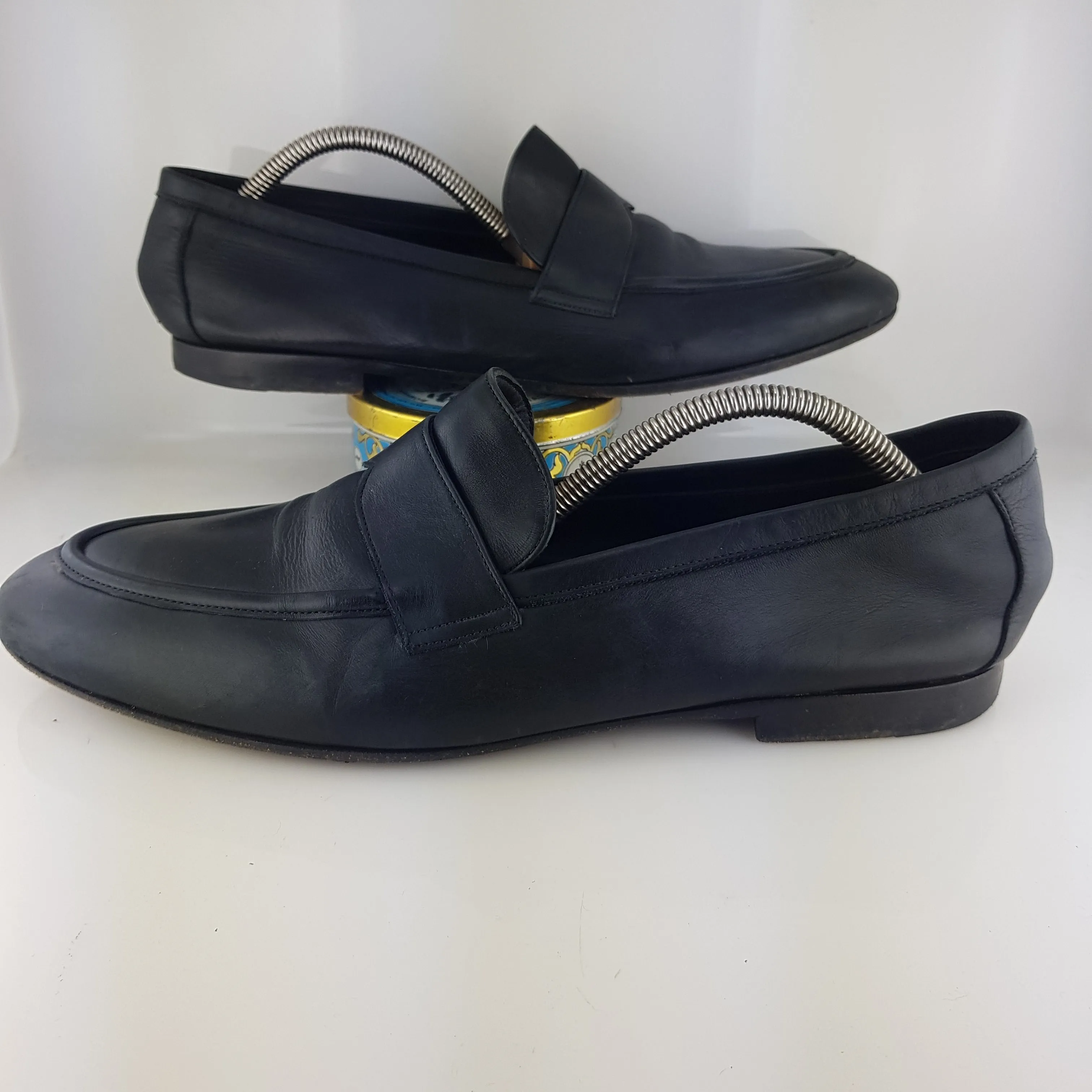 Leather loafers