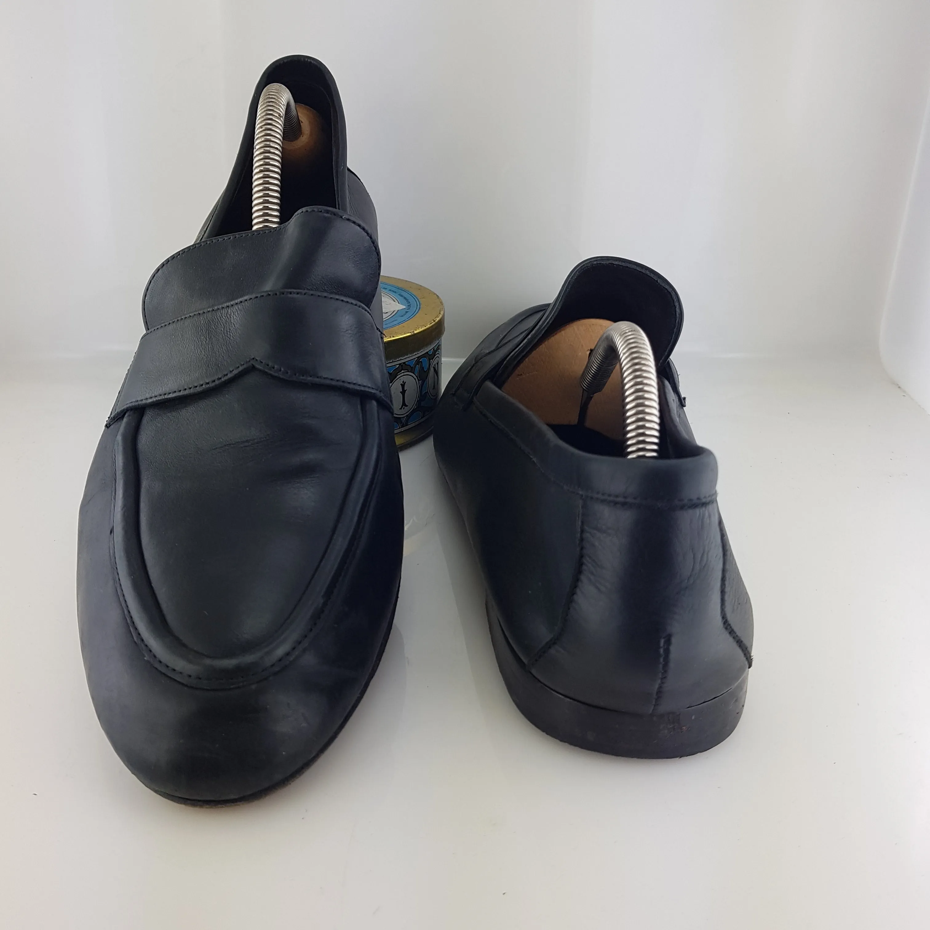 Leather loafers