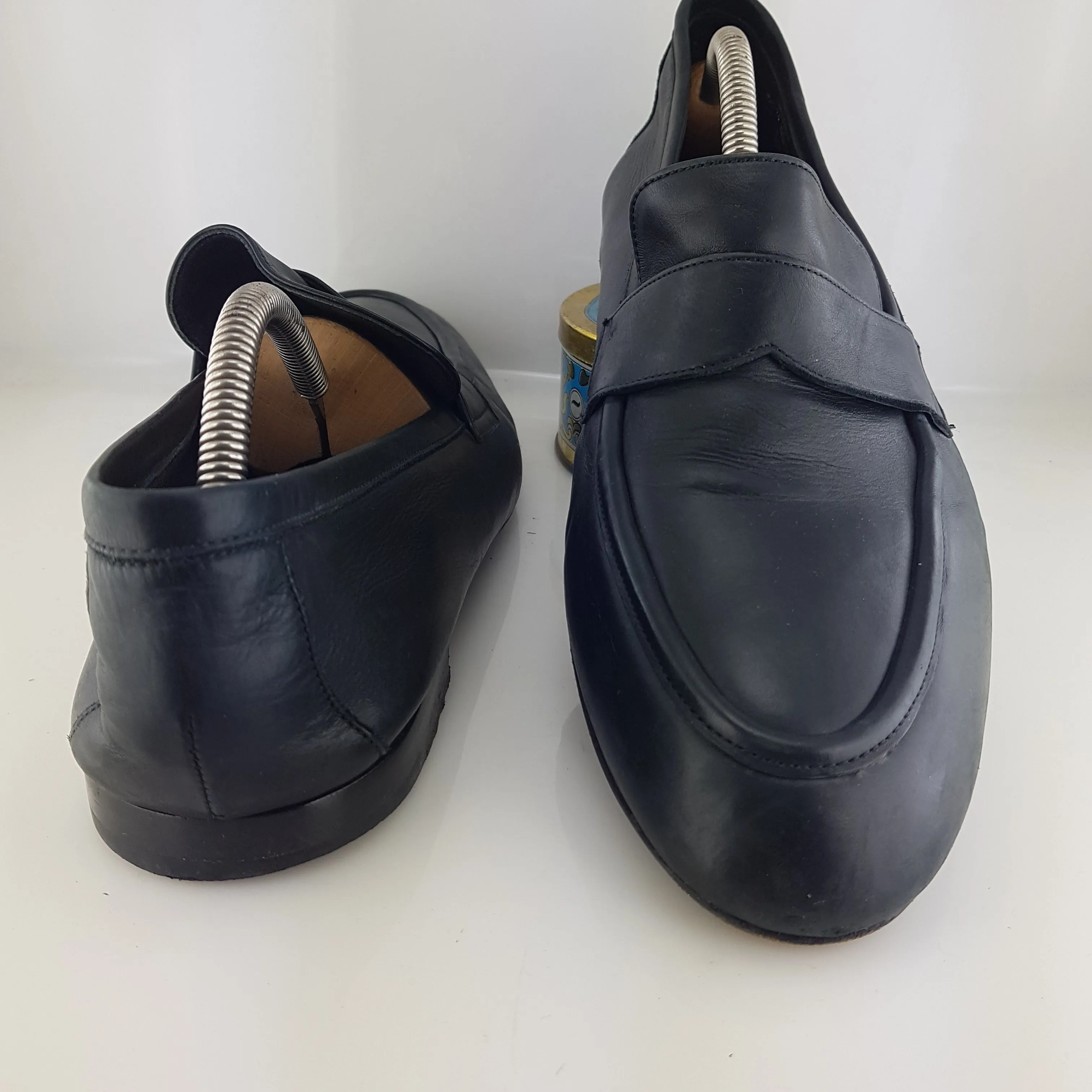 Leather loafers