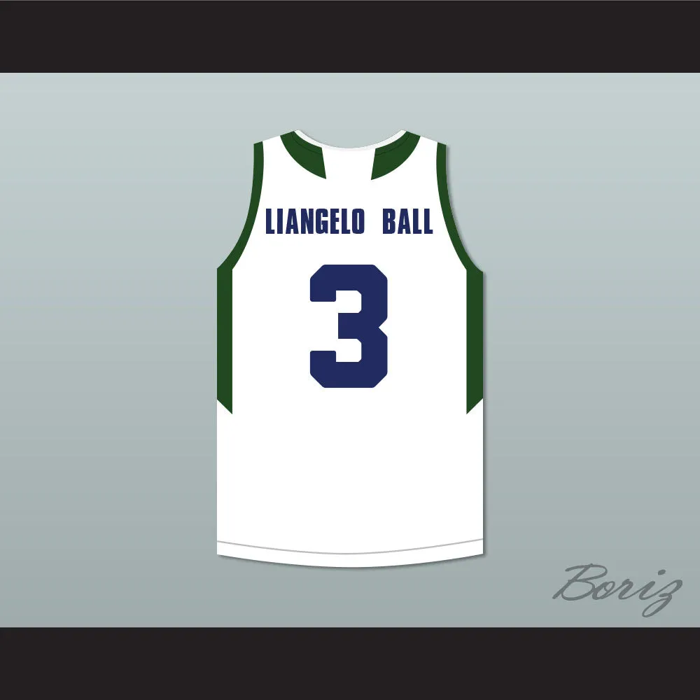 LiAngelo Ball 3 Chino Hills Huskies White Basketball Jersey with Patch 2