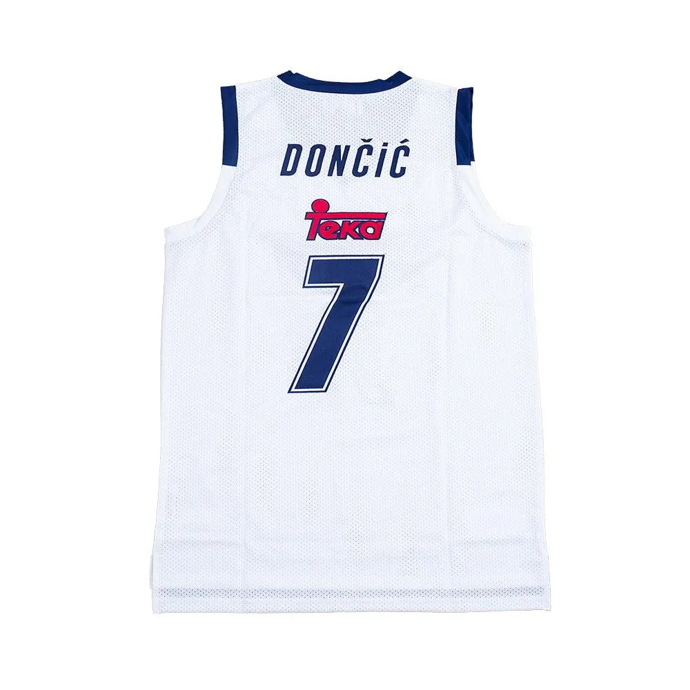 LUKA DONCIC MADRID TEKA AUTHENTIC BASKETBALL JERSEY (WHITE)