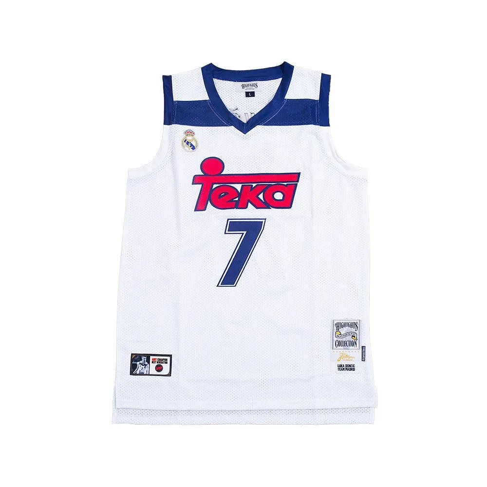 LUKA DONCIC MADRID TEKA AUTHENTIC BASKETBALL JERSEY (WHITE)