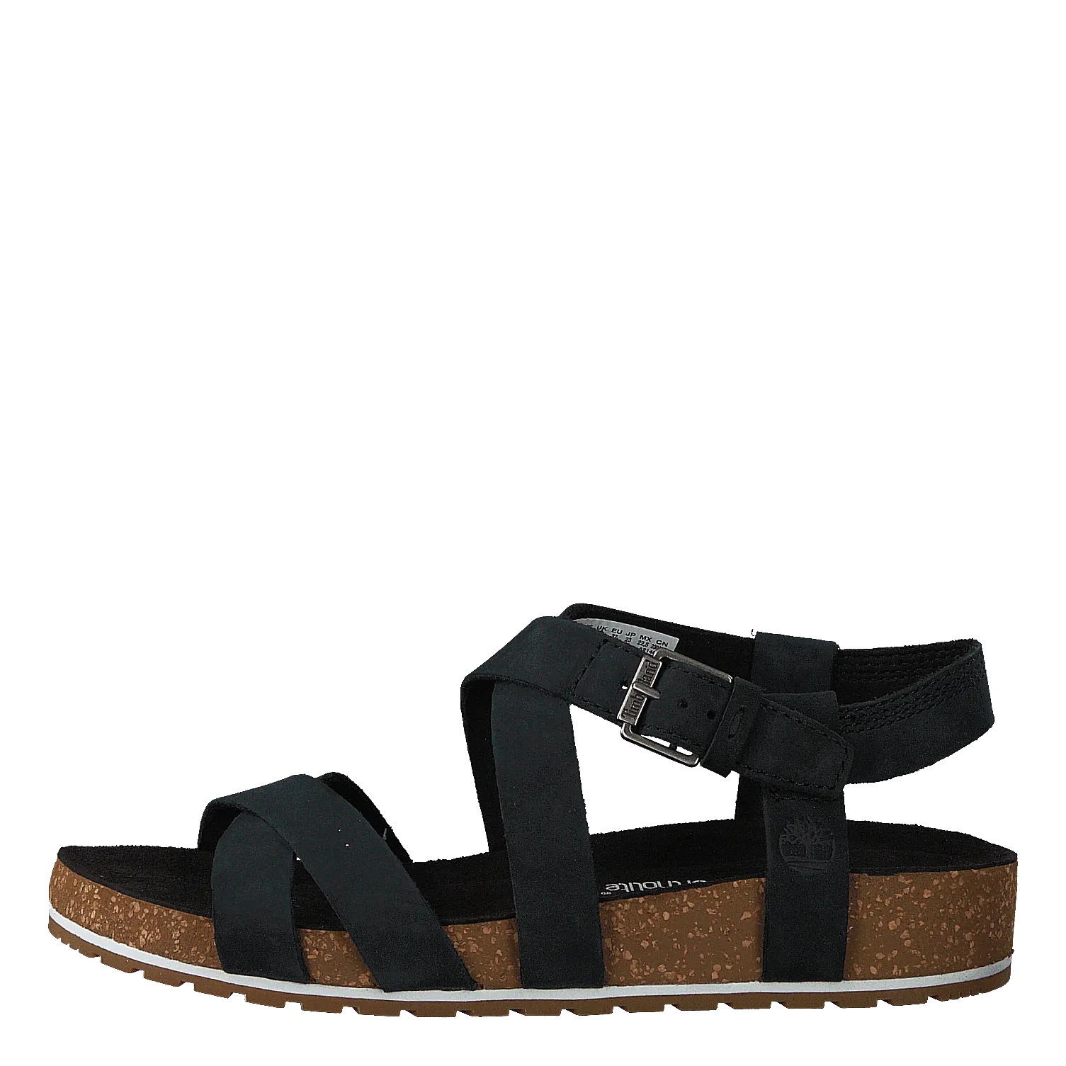 Malibu Waves Ankle Sandal Jet Black Naturebuck