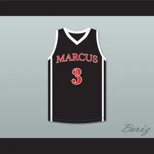 Marcus Smart 3 Edward S. Marcus High School Marauders Black Basketball Jersey 2