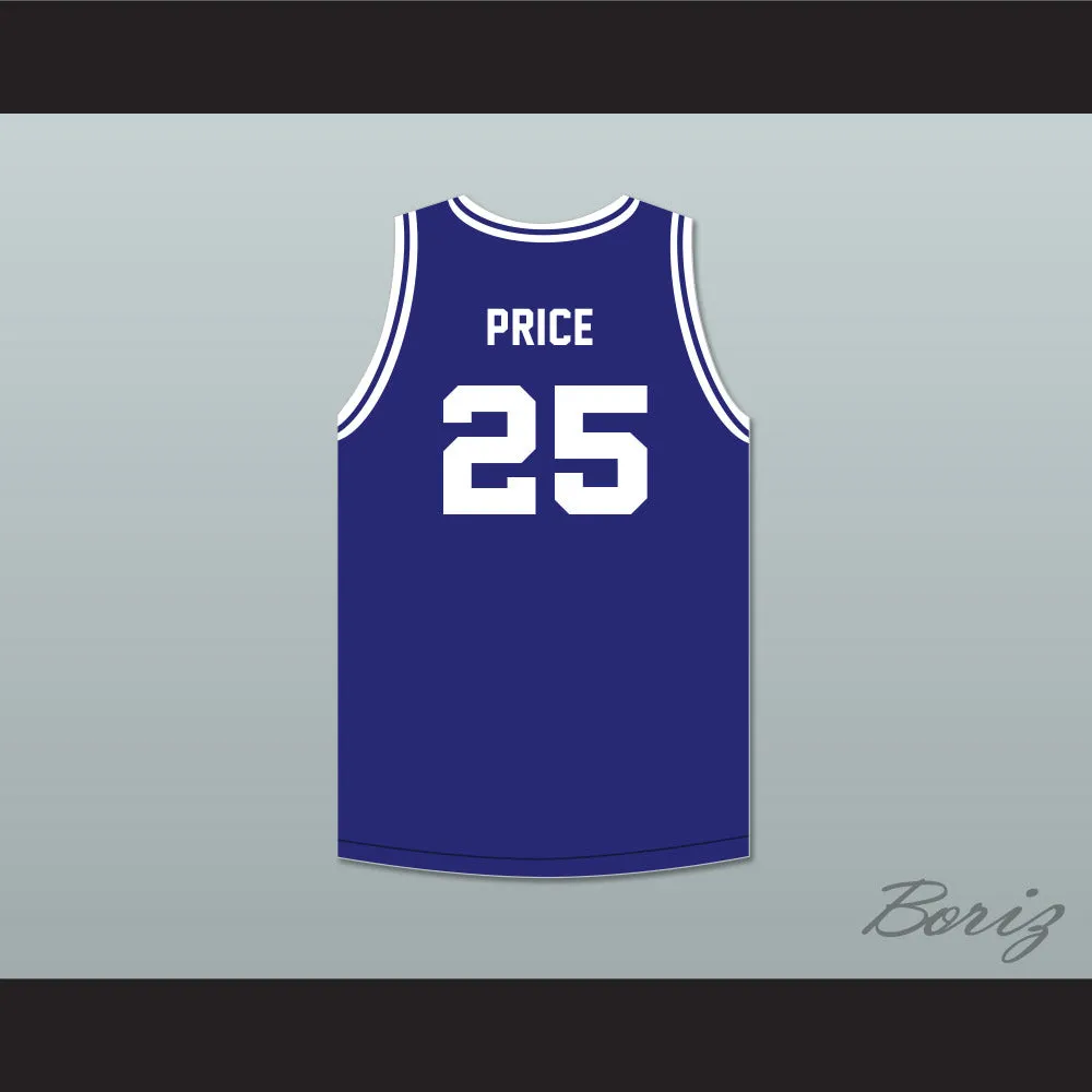 Mark Price 25 Enid High School Plainsman Navy Blue Basketball Jersey 1
