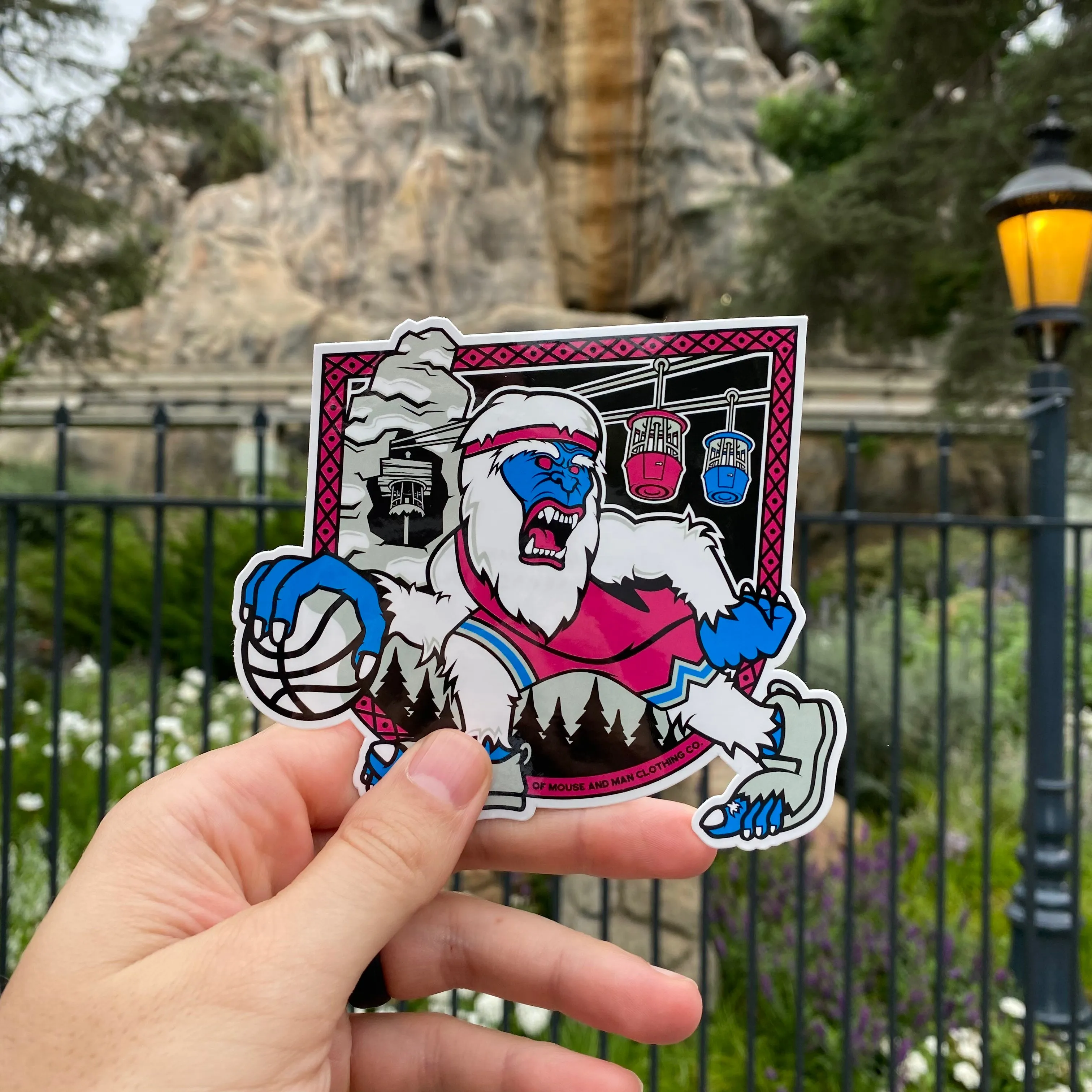 Matterhorn Basketball 5" Sticker